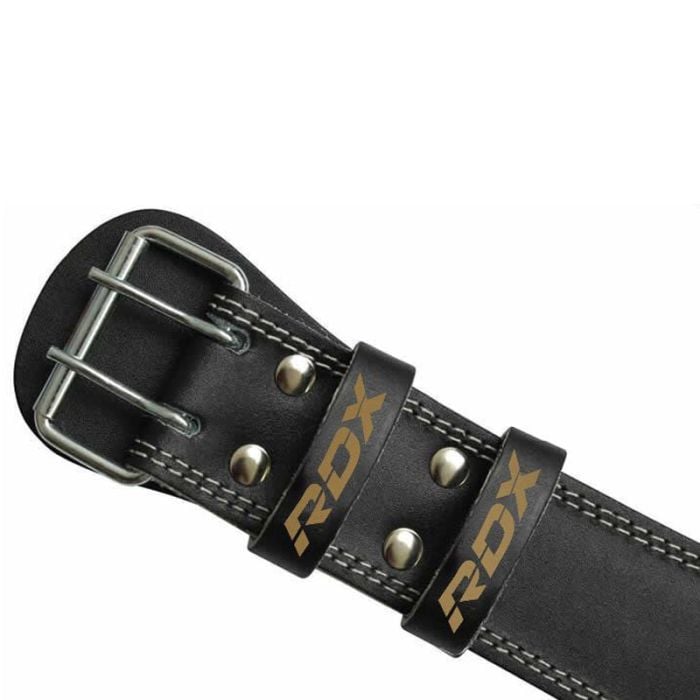 Fitness remen 6“ Leather Black/Gold - RDX Sports L