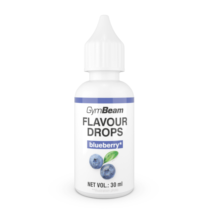 Flavour Drops - GymBeam 30 ml - borovnica
