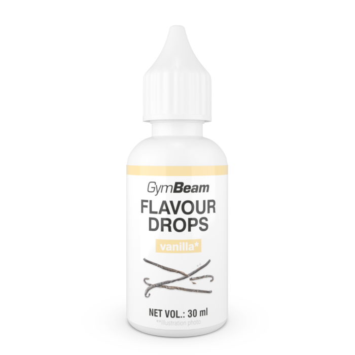 Flavour Drops - GymBeam 30 ml - vanilija