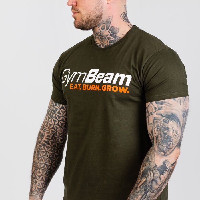 Muška majica Grow Military Green - GymBeam XXXL