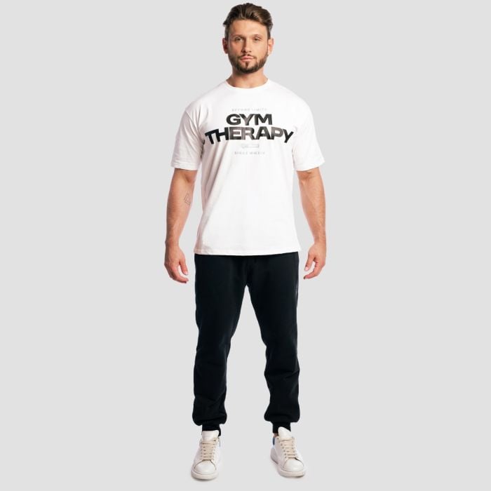 Majica Gym Therapy White - GymBeam XL