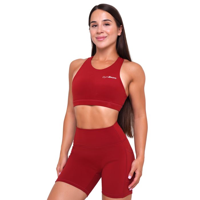 Sportski grudnjak Ignite Dark Red - GymBeam M