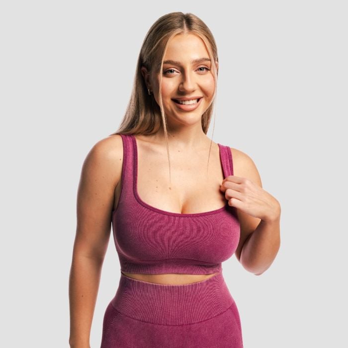 Sportski grudnjak Lift Seamless Plum - GymBeam M