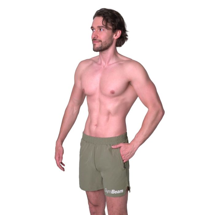 Kratke hlače Light Essence Green - GymBeam XXL