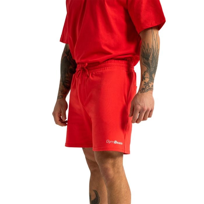 Kratke hlače Limitless Hot Red - GymBeam XXL