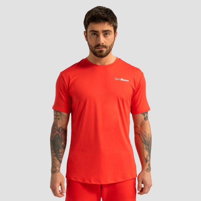 Muška majica Limitless Hot Red - GymBeam