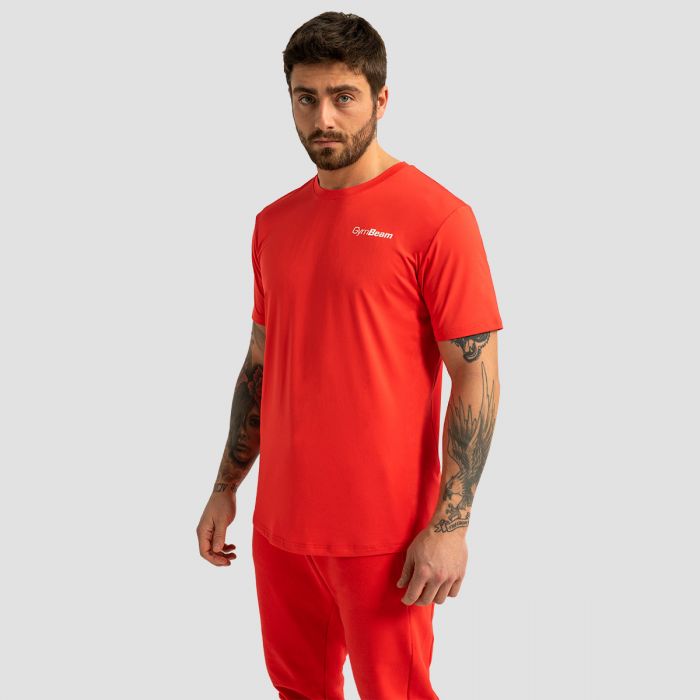 Muška majica Limitless Hot Red - GymBeam XXL