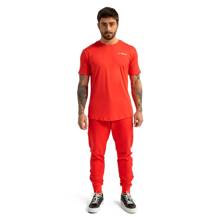 Muška majica Limitless Hot Red - GymBeam XXL