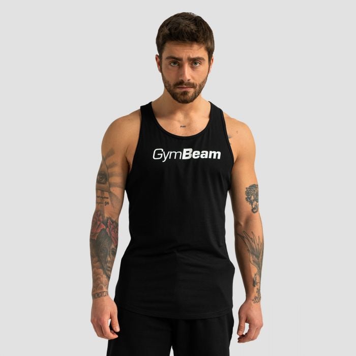 Majica bez rukava Limitless Black - GymBeam