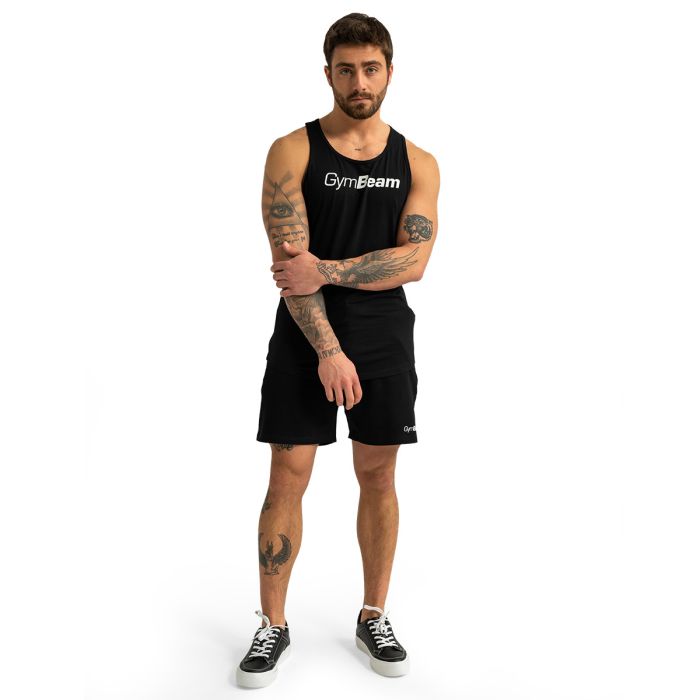 Majica bez rukava Limitless Black - GymBeam XL