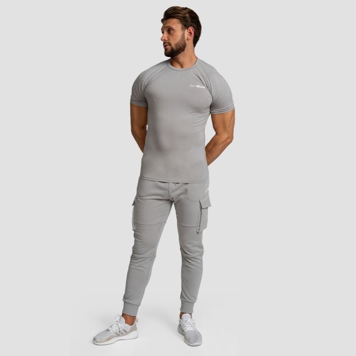 Muška majica Fitted TRN Grey - GymBeam L