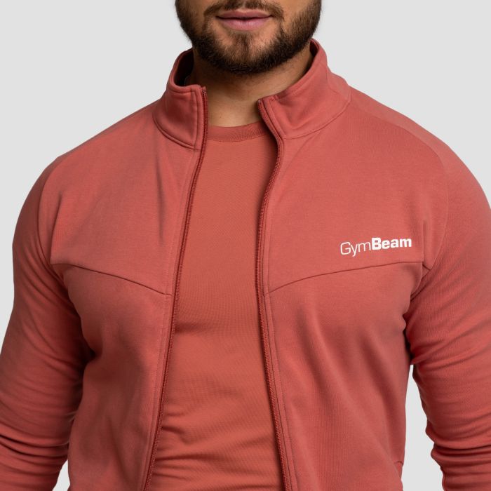 Muška dukserica Zip Up Limitless Cinnamon - GymBeam XXXL