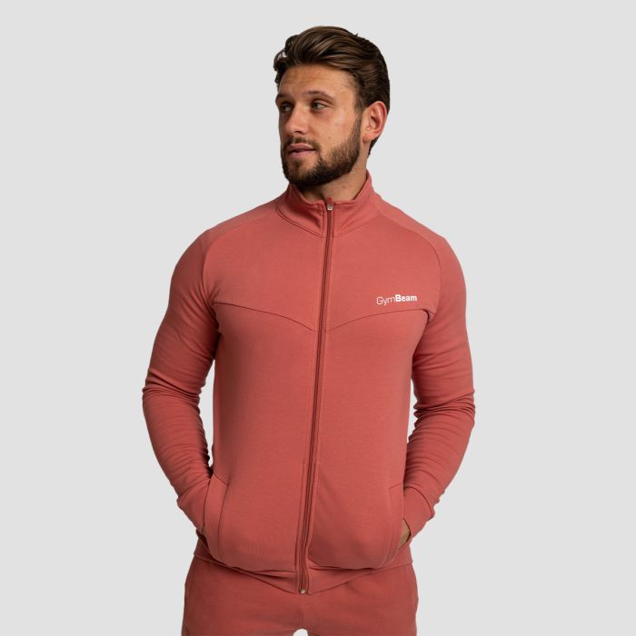 Muška dukserica Zip Up Limitless Cinnamon - GymBeam XXXL