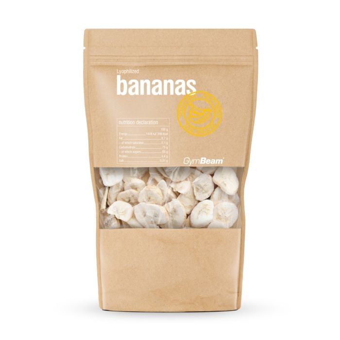 Liofilizirane banane - GymBeam 100 g
