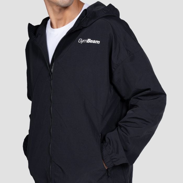 Muška jakna Relay Black - GymBeam S