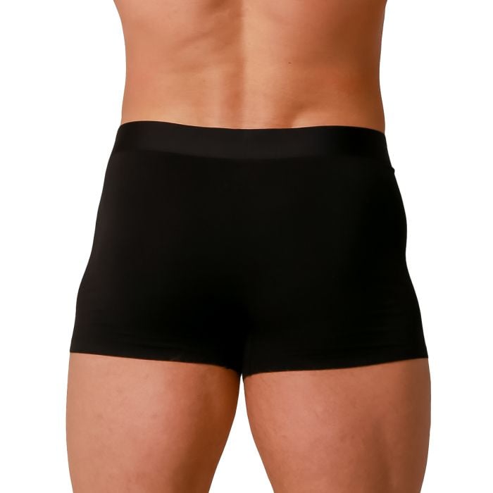 Muške bokserice Soft 2Pack Black - GymBeam L