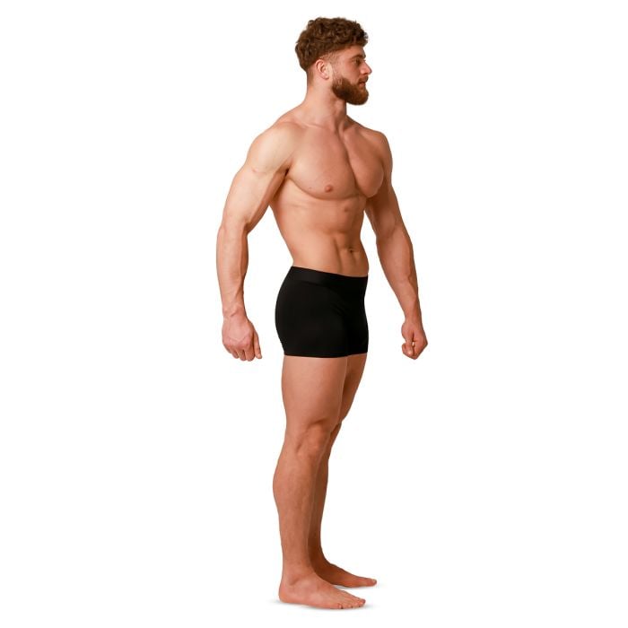 Muške bokserice Soft 2Pack Black - GymBeam L