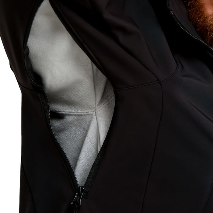 Muška softshell jakna Black - GymBeam L