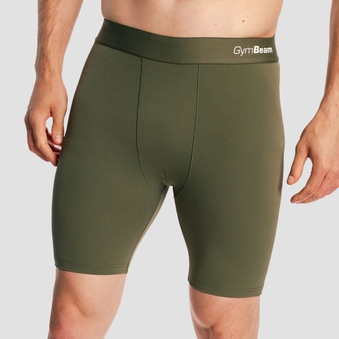 Muške kratke hlače Combat Olive Grey - GymBeam XXL