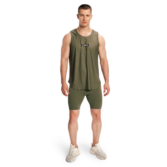 Muške kratke hlače Combat Olive Grey - GymBeam XXL