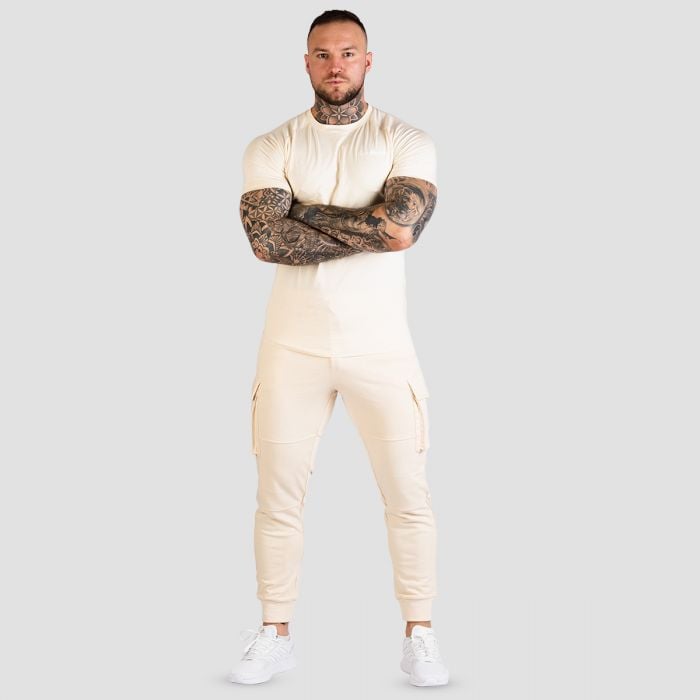 Muška majica Fitted TRN Sand - GymBeam XXXL