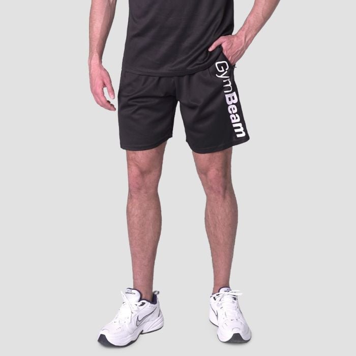 Kratke hlače Mesh Essence Black - GymBeam XL