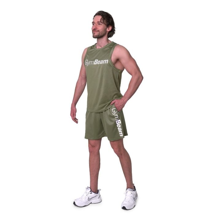Kratke hlače Mesh Essence Green - GymBeam XXL