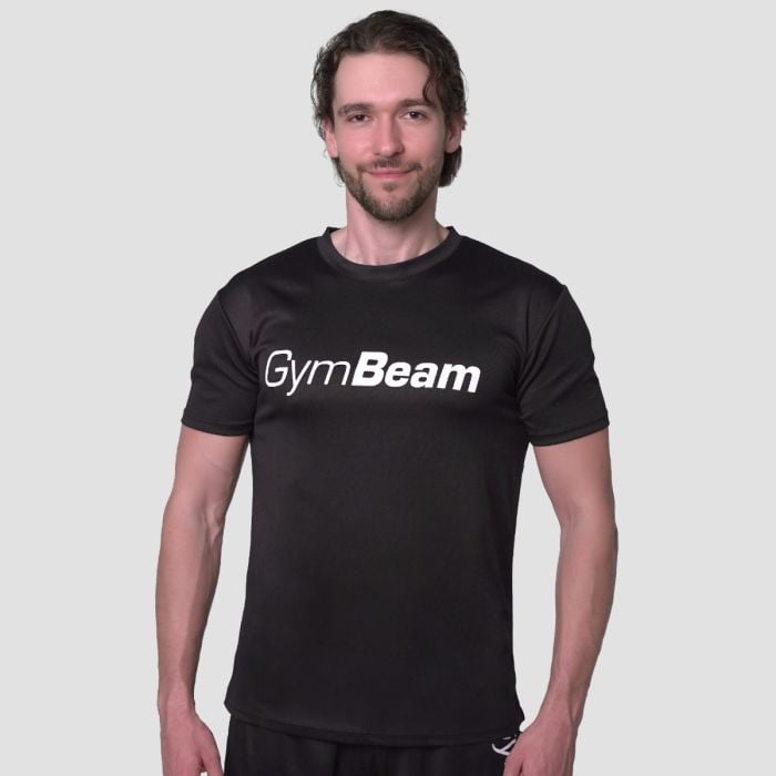 Majica Mesh Essence Black - GymBeam XXL