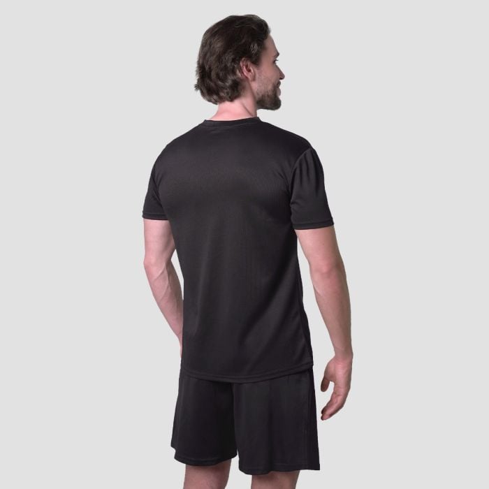 Majica Mesh Essence Black - GymBeam XXL