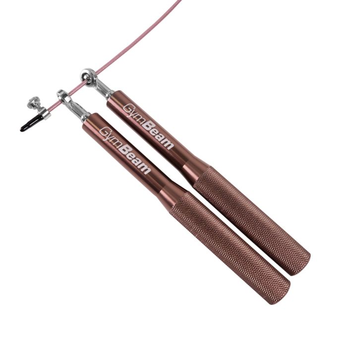 Vijača Metal Jumping Rope Rose Gold - GymBeam single_variant