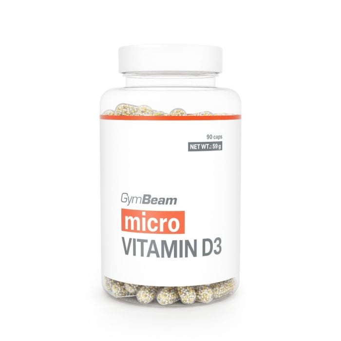 Mikro vitamin D3 2000 IU - GymBeam 90 tab.
