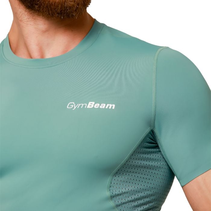 Majica Compression Mid Blue - GymBeam L