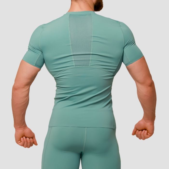 Majica Compression Mid Blue - GymBeam L