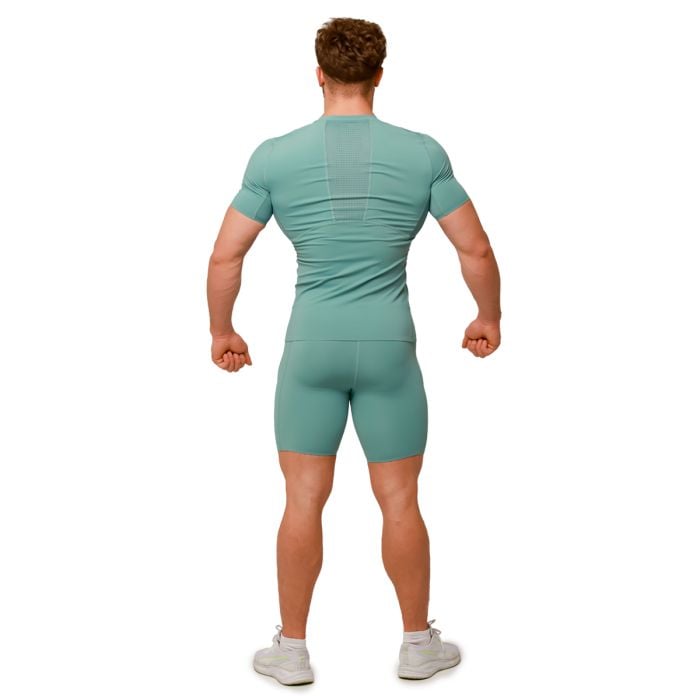 Majica Compression Mid Blue - GymBeam L