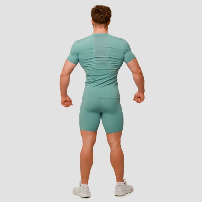 Majica Compression Mid Blue - GymBeam L