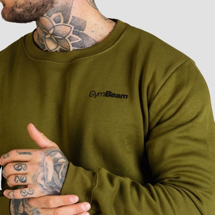 Muška dukserica Basic Military Green - Gymbeam L