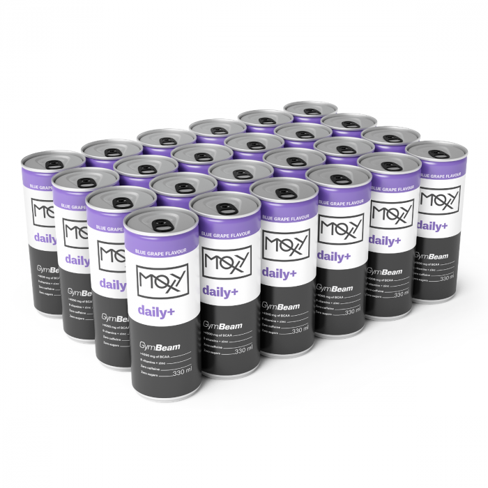 MOXY Daily+ 330 ml - GymBeam 330 ml - blue grape