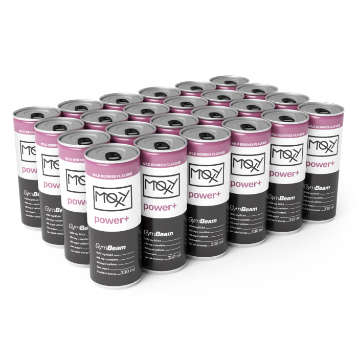 MOXY Power+ energy drink 330 ml - GymBeam šumsko voće - 330 ml