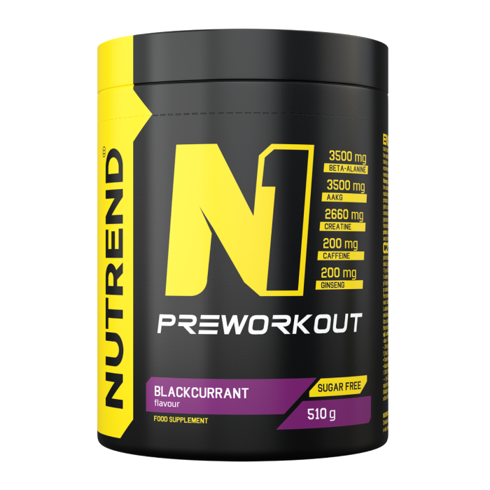 N1 Pre-Workout - Nutrend 10 x 17 g - grejp