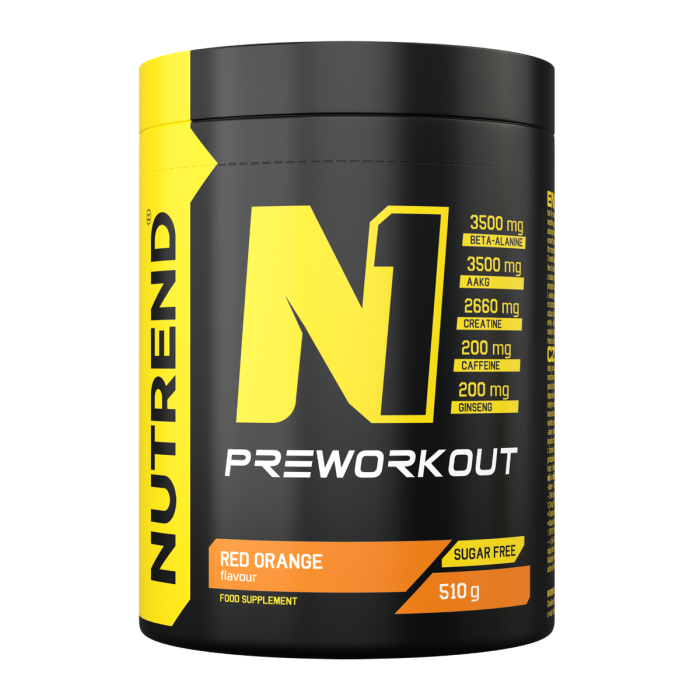 N1 Pre-Workout - Nutrend 10 x 17 g - grejp
