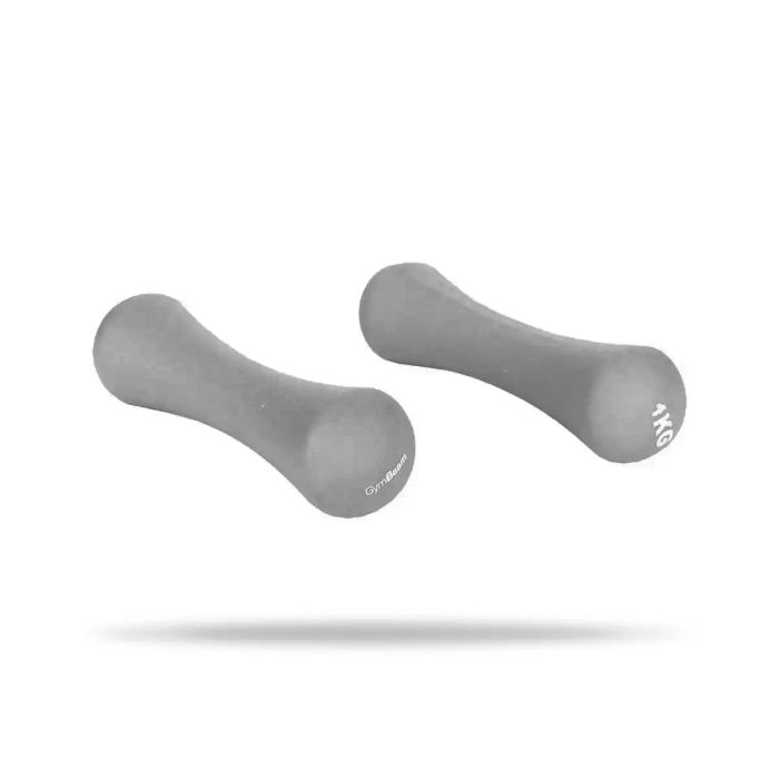 Neoprenske bučice 2 x 1 kg - GymBeam siva