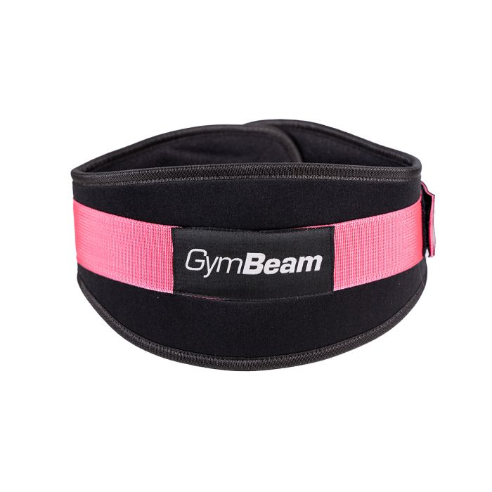 LIFT Neoprene Fitness Belt Black & Pink - GymBeam