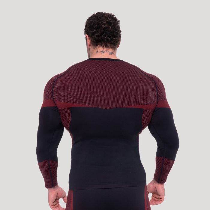 Kompresijska majica OG1 Seamless Black/Red - GymBeam XXL