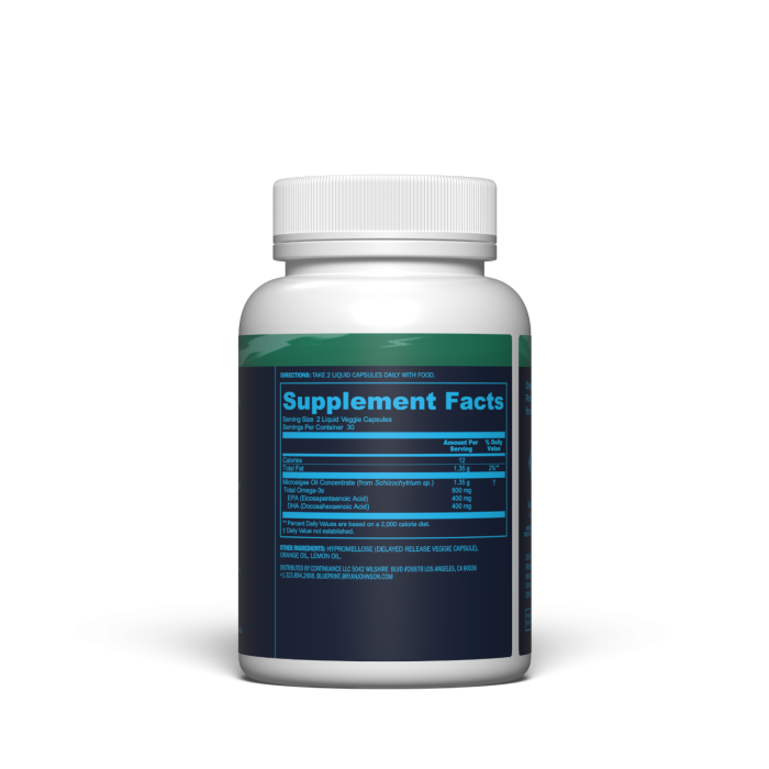 Omega-3 - Blueprint by Bryan Johnson 60 caps