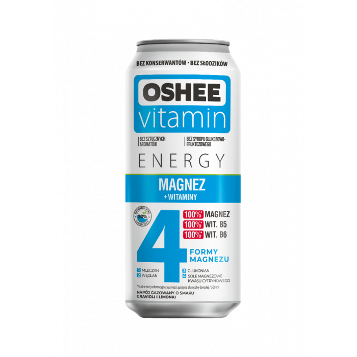 Vitamin energy drink 4 forms of Magnesium - OSHEE