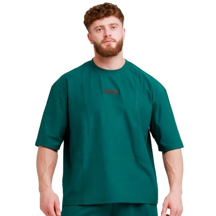 Muška oversized majica Unstoppable Green - GymBeam L