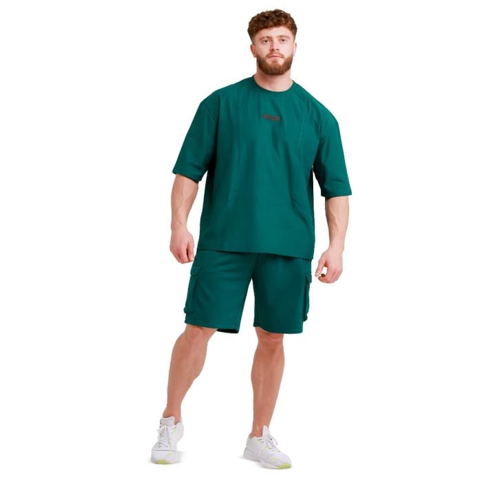 Muška oversized majica Unstoppable Green - GymBeam L