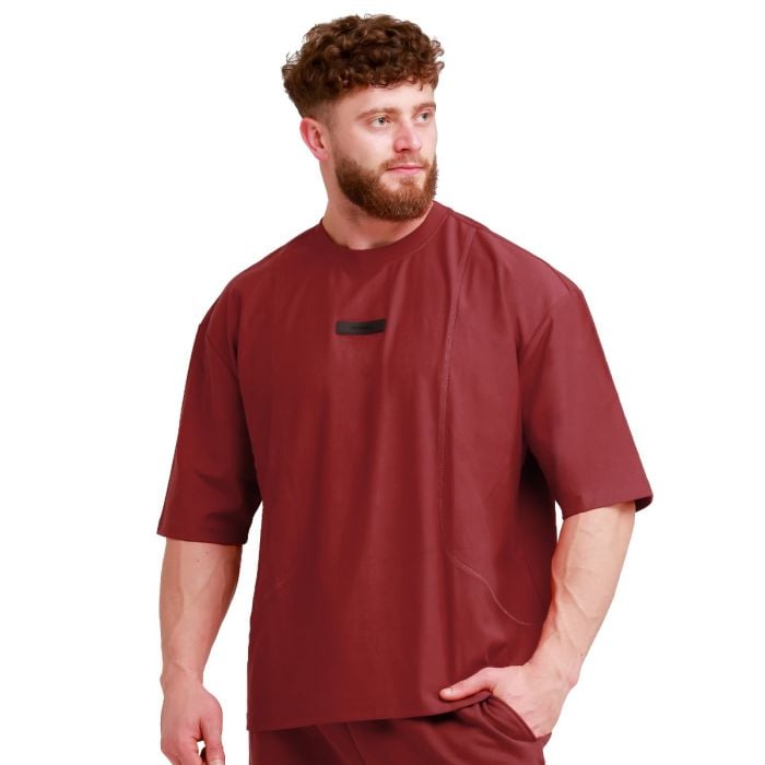 Muška oversized majica Unstoppable Red - GymBeam M