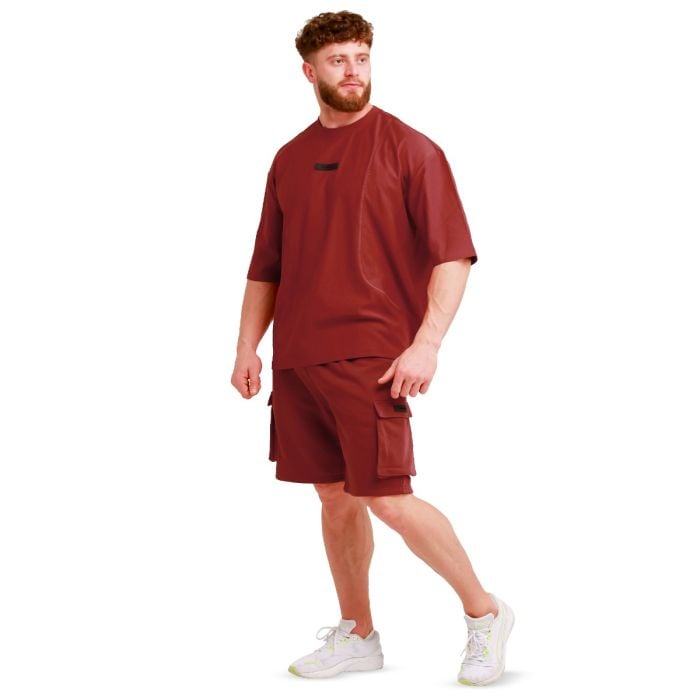 Muška oversized majica Unstoppable Red - GymBeam M