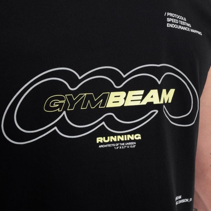 Muška majica bez rukava Pace Black - GymBeam XXL